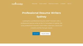 My CV Consultant | Professional Resume Writers Sydney
