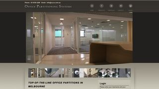 Office Partitioning Systems