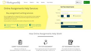 Online Assignments Help