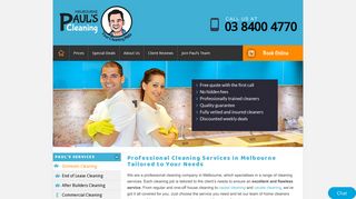 Paul’s Cleaning Melbourne