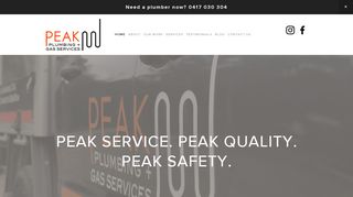 Peak Plumbing and Gas Services
