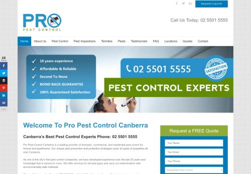Pro Pest Control Canberra