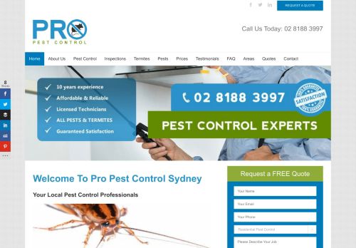 Pro Pest Control Sydney