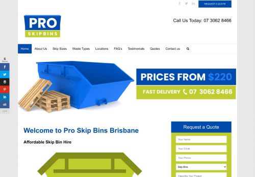 Pro Skip Bins Brisbane