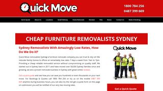 Quick Move Sydney Removalists