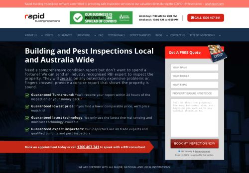 Rapid Building Inspections Sydney