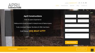 Restumping Underpinning Experts Melbourne