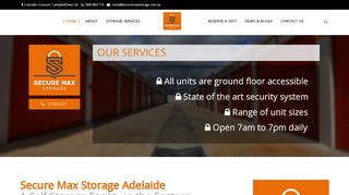Secure Max Storage Adelaide