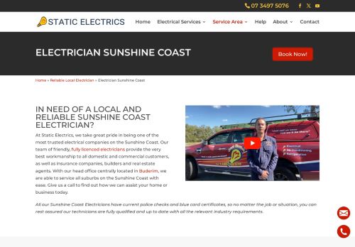 Static Electrics Sunshine Coast