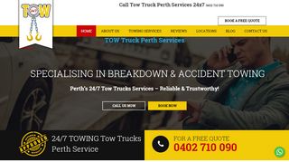 Tow Truck Services Perth