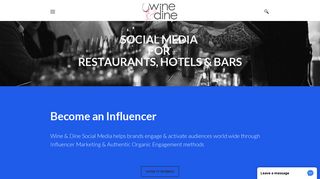Wine & Dine Social Media