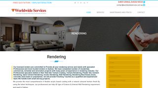 Cement Rendering Sydney – Worldwide Services